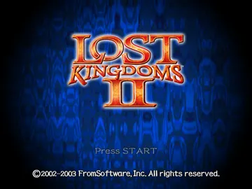 Lost Kingdoms II screen shot title